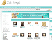 Tablet Screenshot of coinmogul.com